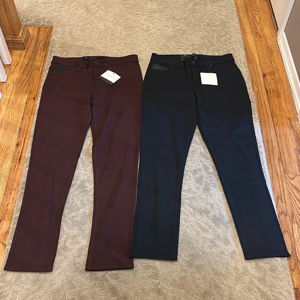 Women's Calvin Klein Stretch Jeans Black and Merlot Jeans